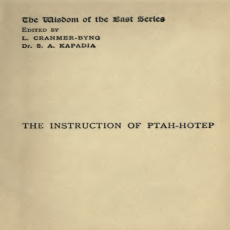 27854057-The-Instruction-of-Ptah-Hotep-an 27854057-The-Instruction-of-Ptah-Hotep-an